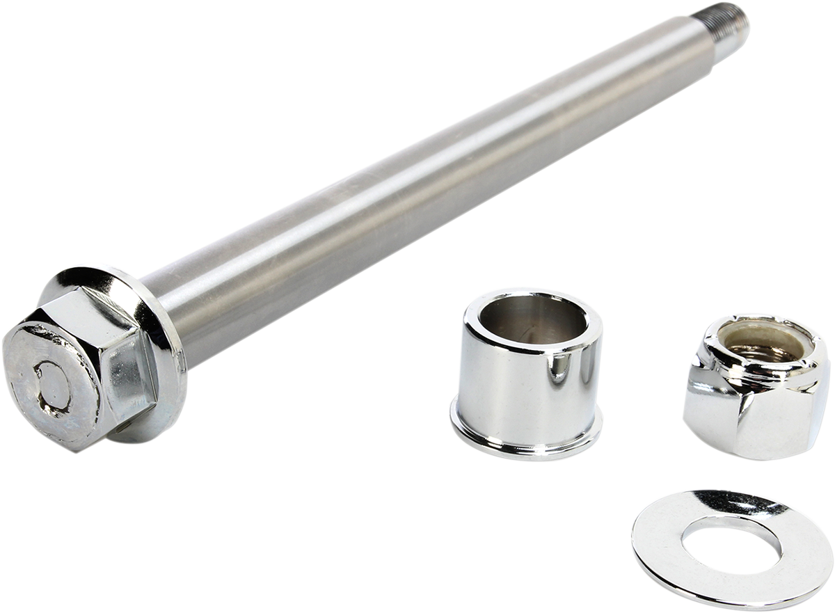 DRAG SPECIALTIES Axle Kit - Front - Chrome - '00-'06 Softail Springer 16-0305NU
