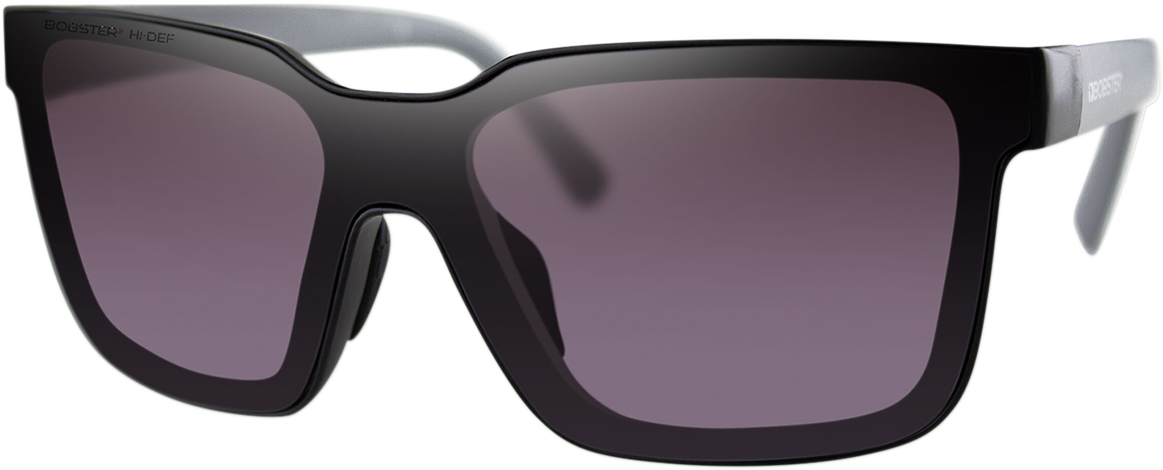 BOBSTER Boost Sunglasses - Matte Black Gray Temples - Purple Mirror Lens BBST001H