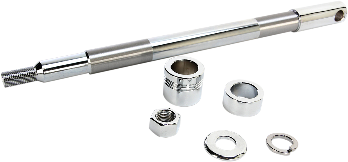 DRAG SPECIALTIES Axle Kit - Front - Chrome - '00-'06 Softail 16-0307NU
