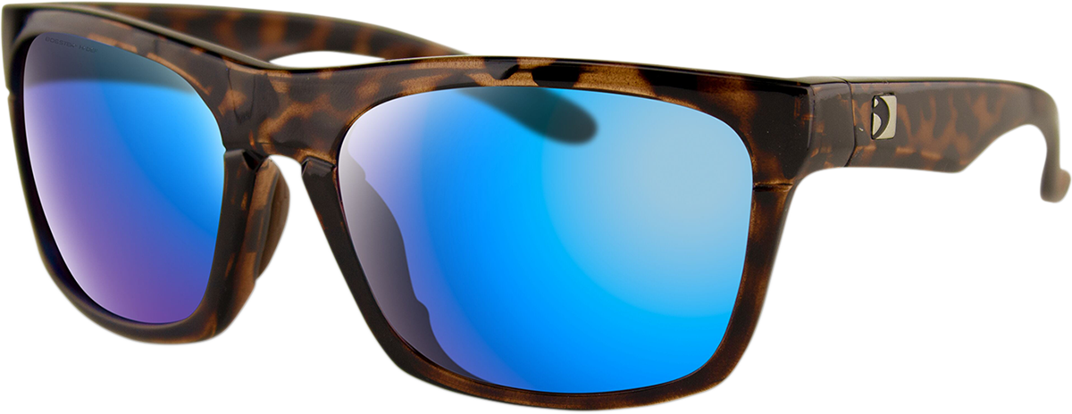 BOBSTER Route Sunglasses - Brown - Purple HD Light Blue Revo Mirror Lens BROU002H