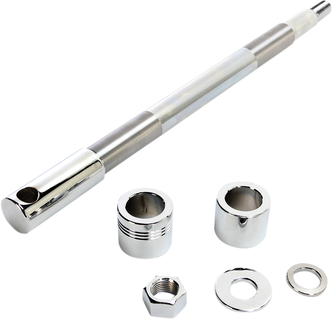DRAG SPECIALTIES Axle Kit - Front - Chrome - '00-'06 Softail/Dyna 16-0317NU