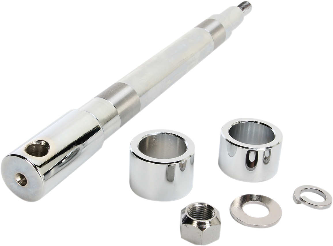 DRAG SPECIALTIES Axle Kit - Front - Chrome - '00-'07 Touring 16-0324NU