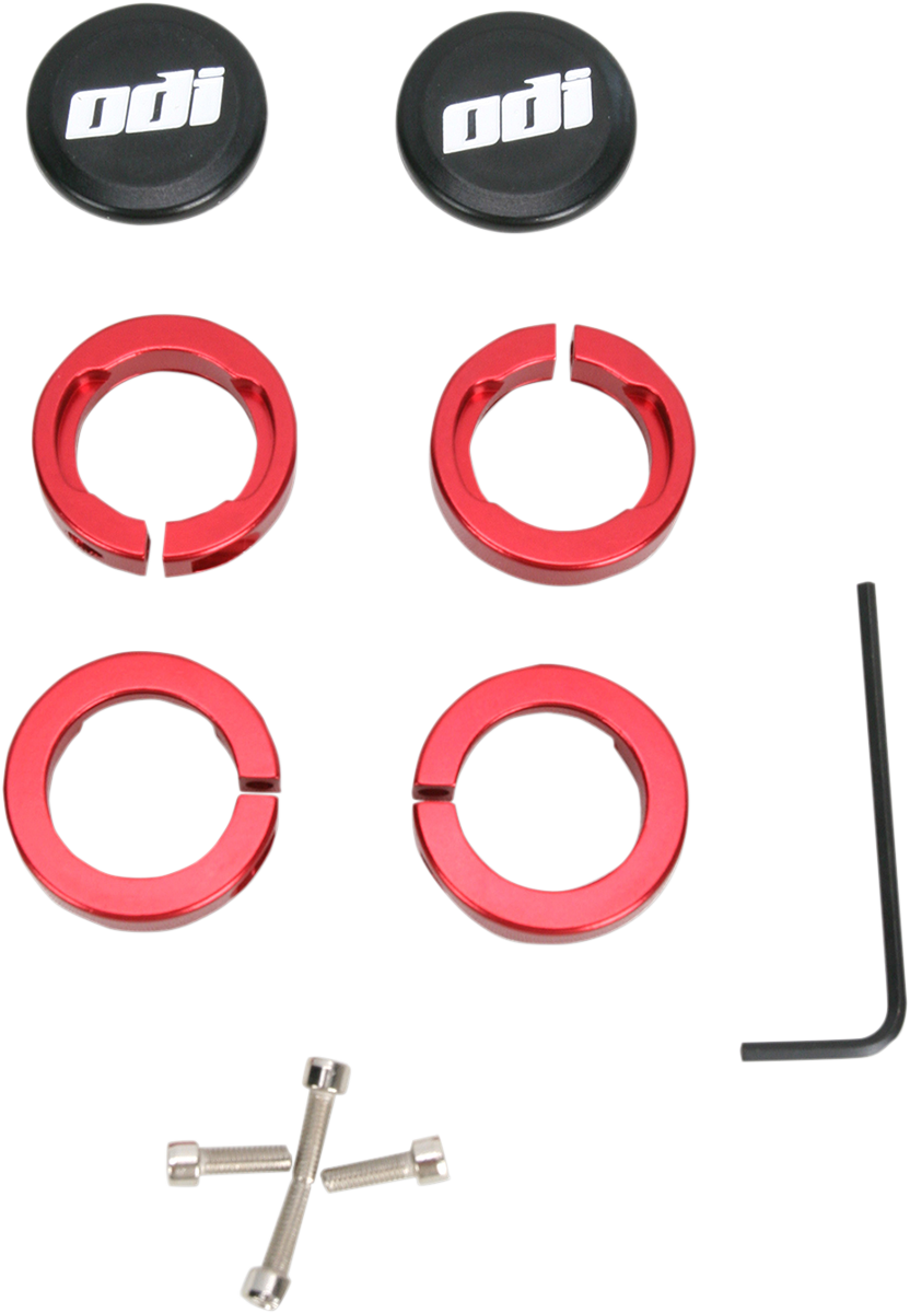 ODI Lock Jaw Clamps - Red D70LJR
