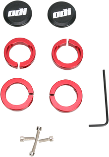 ODI Lock Jaw Clamps - Red D70LJR
