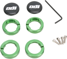 ODI Lock Jaw Clamps - Green D70LJN