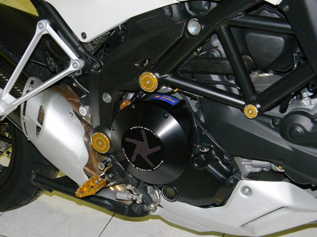 DBK Special Parts (Ducabike) Wet Clutch Cover for the Ducati 848  Streetfighter 848  Monster 696/796/1100/1200  Hypermotard 796  and Multistrada 1200 (2010-2014)
