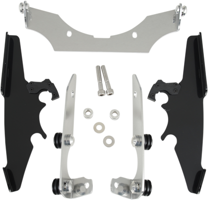 MEMPHIS SHADES Batwing Trigger Lock Mounting Kit - Sabre - Black MEM8991