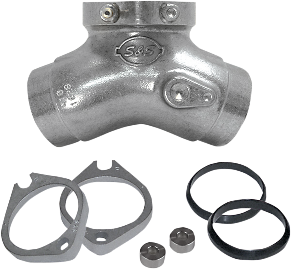 S&S CYCLE Manifold Conversion Kit - 80" Evolution Big Twin 160-1658