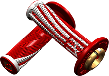 ODI Emig Pro V2 Lock-On Grips - Red/White H36EPRW