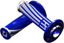 ODI Emig Pro V2 Lock-On Grips - Blue/White H36EPUW