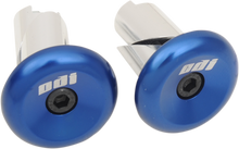ODI Aluminum Handlebar End Plug - Blue F71APU