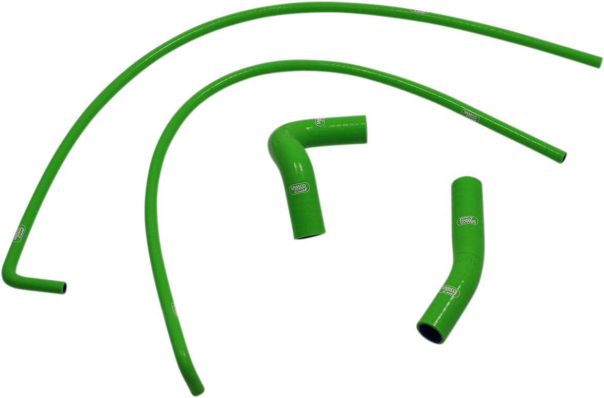 SAMCO SPORT Radiator Hose Kit - Green - Kawasaki KAW-89GRN