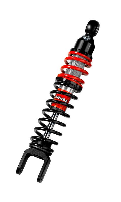 Bitubo YXB0 Monoshock Rear Adjustable: Spring Preload, Black Spring