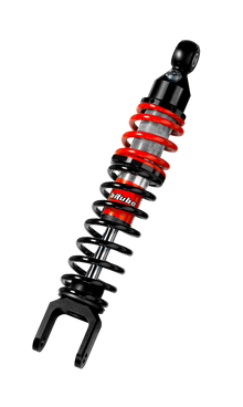 Bitubo YXB0 Monoshock Rear Adjustable: Spring Preload, Red And Black Springs