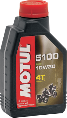 MOTUL 5100 4T Synthetic Blend Oil - 10W-30 - 1L 104062