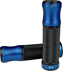 DRIVEN RACING 7/8" D3 Grips - Blue/Black D3BL