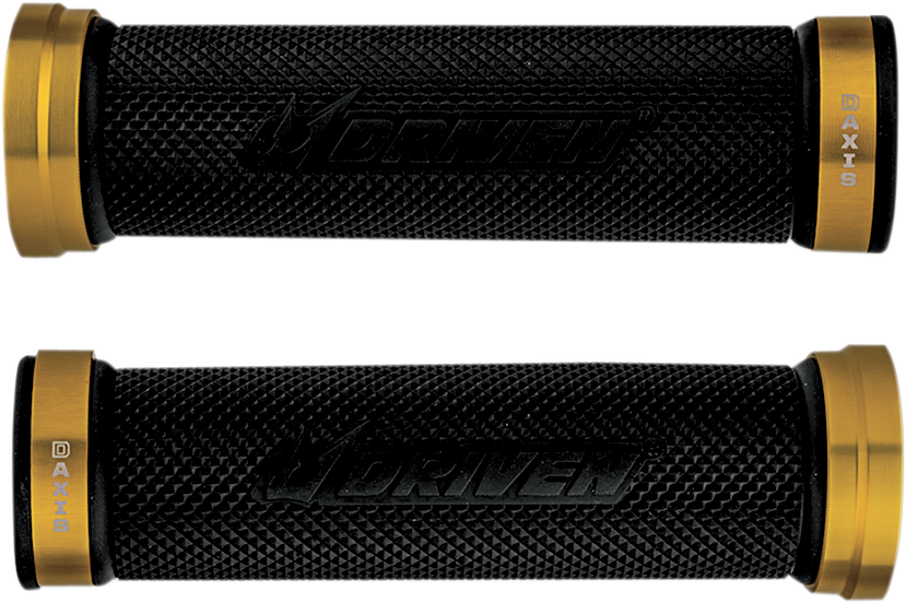 DRIVEN RACING D-Axis Grips - Gold/Black DXG-GD