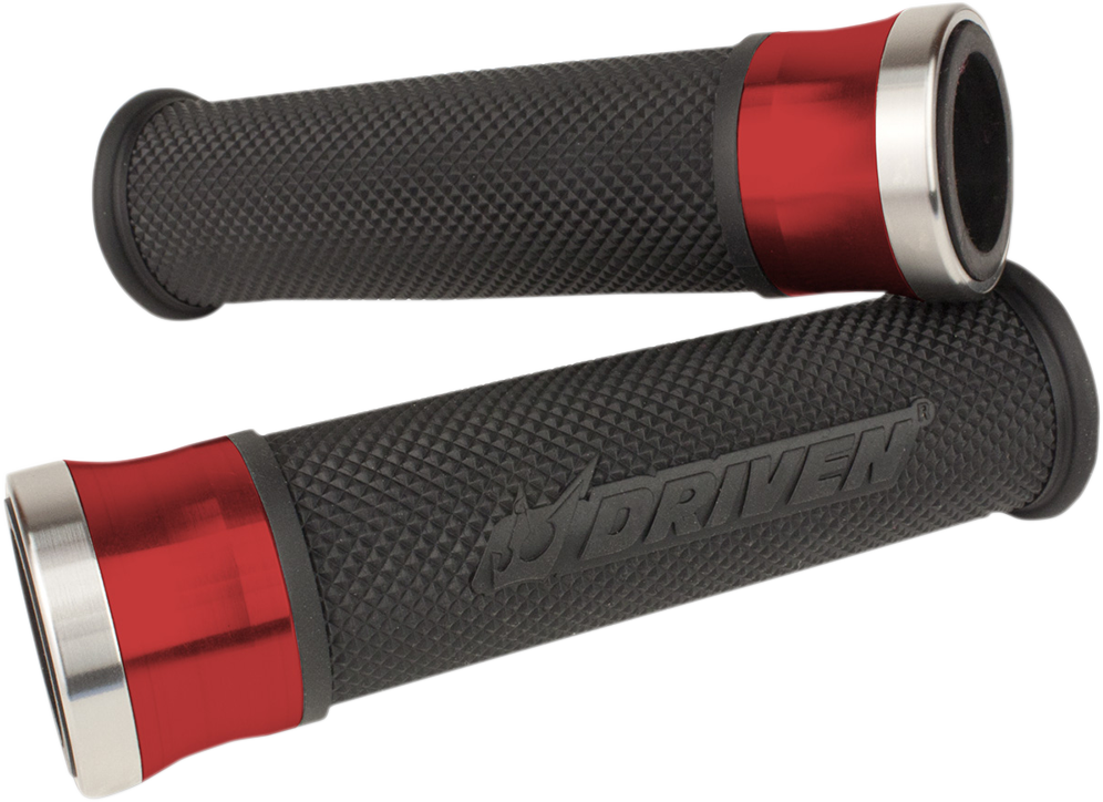 DRIVEN RACING Halo Grips - Red/Black DHS-RD