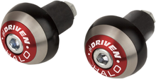 DRIVEN RACING Halo Handlebar End - Red DHBEW-RD