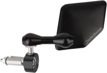 DRIVEN RACING Mirror - Halo - Side View - Pentagon - Black - Right - Each DHBMR-BK