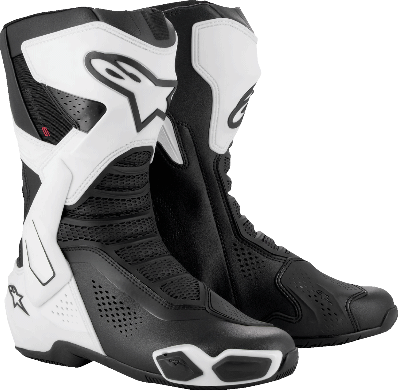 ALPINESTARS SMX-6 V3 Vented Boots - Black/White - US 6.5/EU 40 2223225-21-40