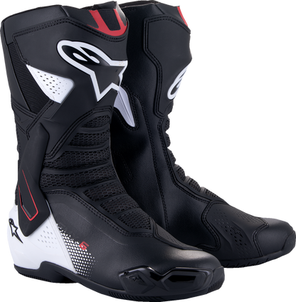 ALPINESTARS SMX-6 V3 Boots - Black/White/Red Graphic - US 6.5/EU 40 2223025-1406-40