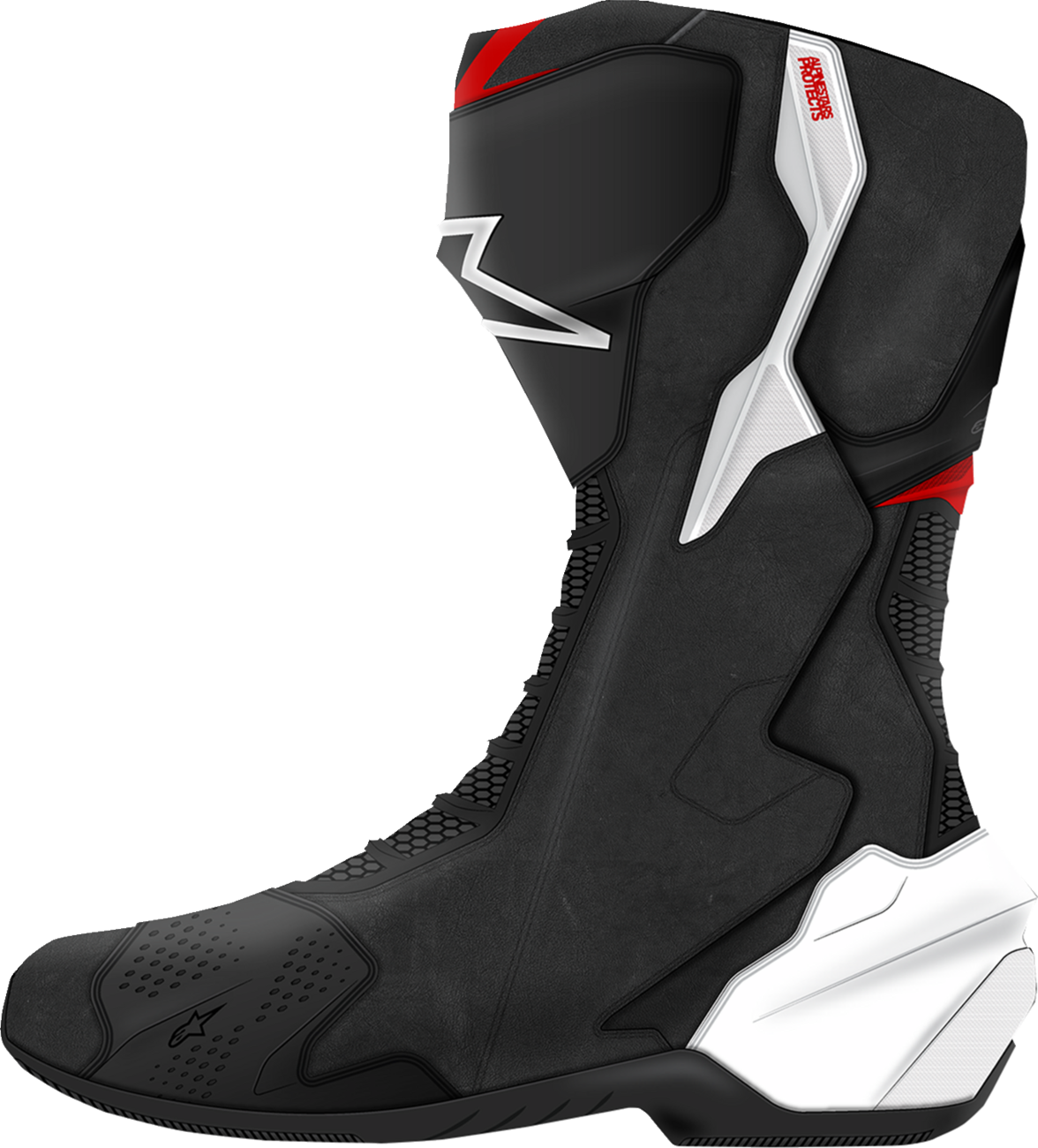 ALPINESTARS SMX-6 V3 Boots - Black/White/Red Graphic - US 7.5/EU 41 2223025-1406-41