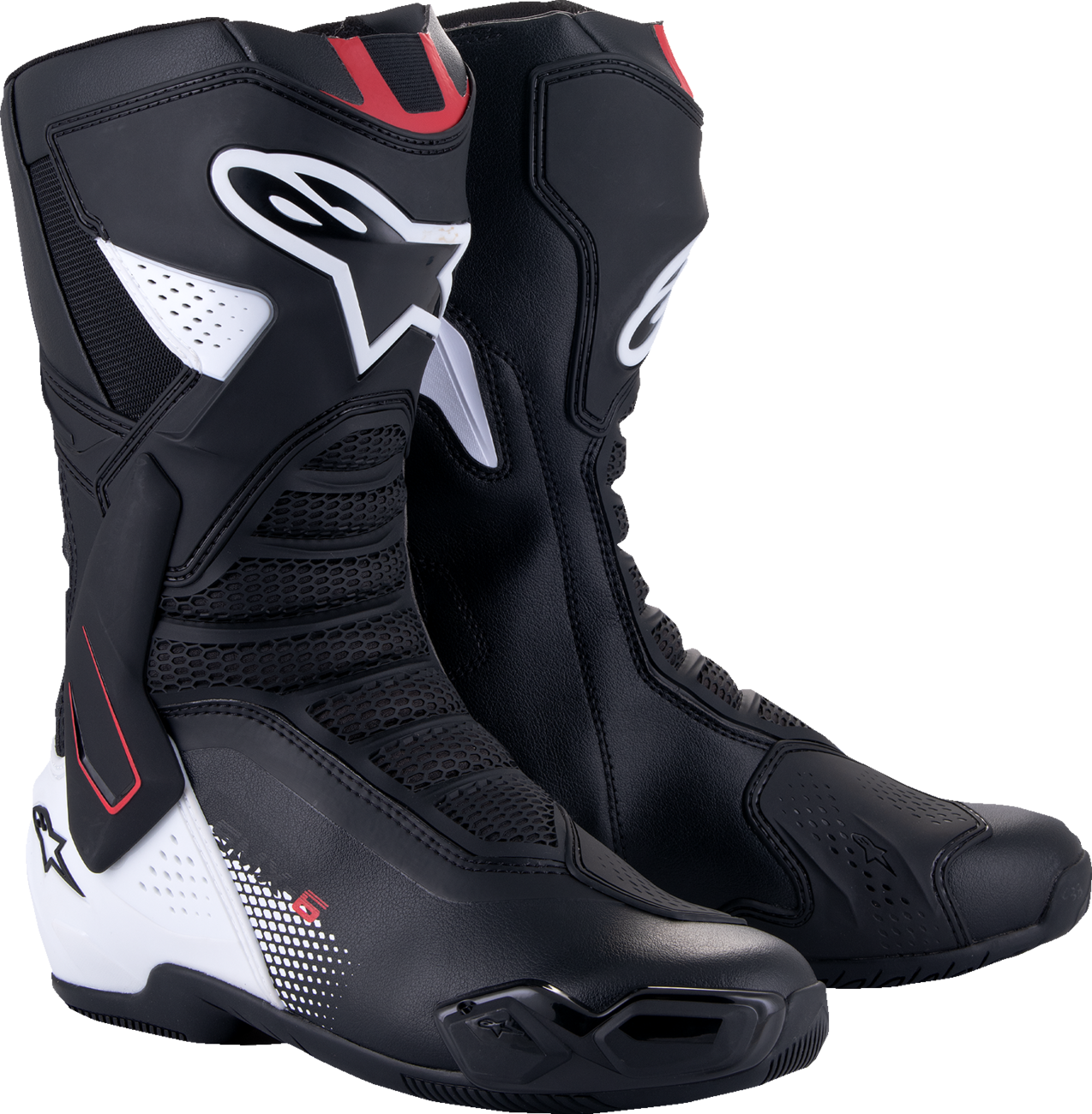 ALPINESTARS SMX-6 V3 Boots - Black/White/Red Graphic - US 11.5/EU 46 2223025-1406-46