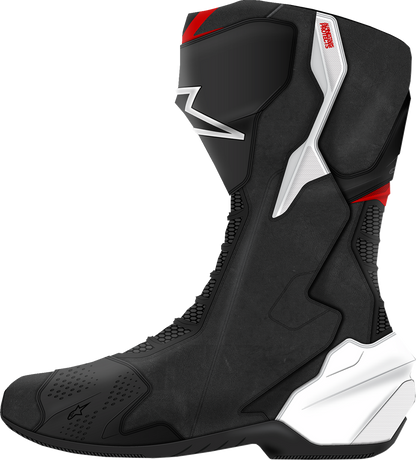 ALPINESTARS SMX-6 V3 Boots - Black/White/Red Graphic - US 12/EU 47 2223025-1406-47