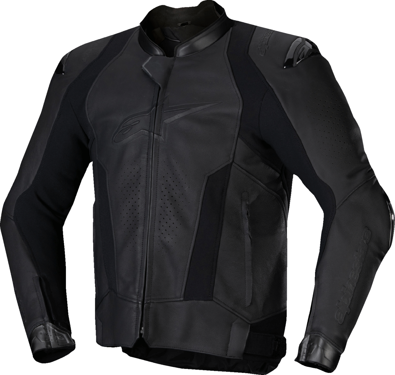 ALPINESTARS Missile v3 Leather Jacket - Black/Black - US 42 / EU 52 3100125-1100-52