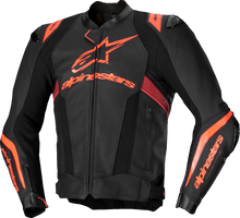 ALPINESTARS Missile v3 Ignition Leather Jacket - Black/Red Fluo/Dark Red - US 38 / EU 48 3100325-1365-48