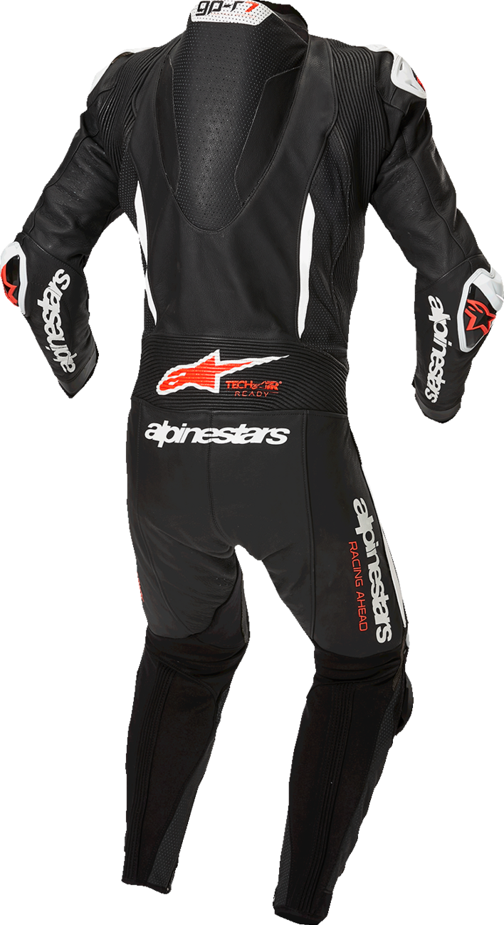 ALPINESTARS GP-R7 1-PC Leather Suit - Black/White/Red Fluo - US 40 / EU 50 3150125-1231-50