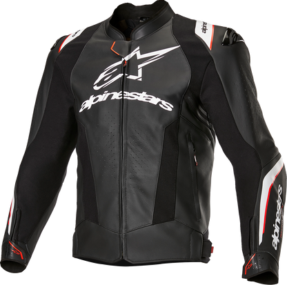 ALPINESTARS Missile v3 Ignition Leather Jacket - Black/White - US 38 / EU 48 3100325-12-48