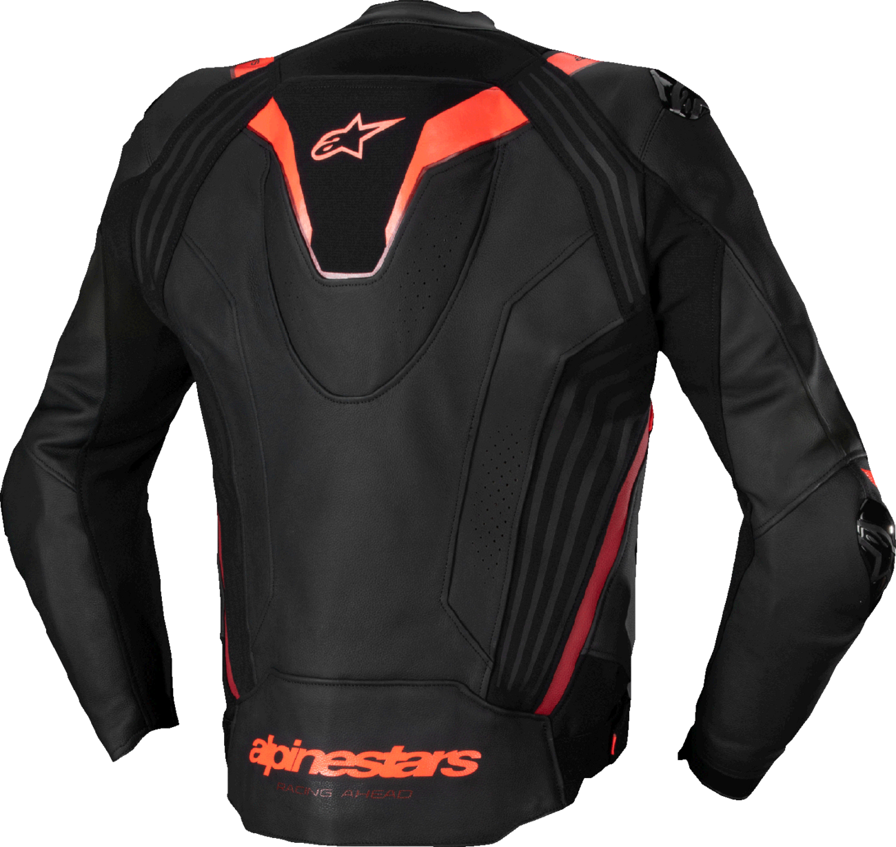 ALPINESTARS Missile v3 Ignition Leather Jacket - Black/Red Fluo/Dark Red - US 44 / EU 54 3100325-1365-54