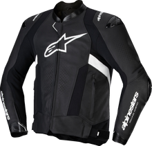 ALPINESTARS Missile v3 Leather Jacket - Black/White - US 50 / EU 60 3100125-12-60
