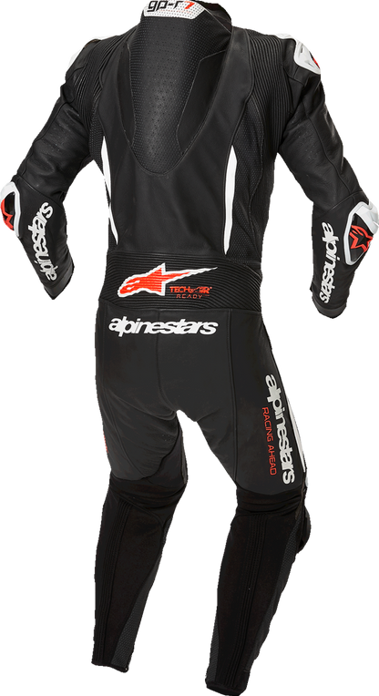 ALPINESTARS GP-R7 1-PC Leather Suit - Black/White/Red Fluo - US 44 / EU 54 3150125-1231-54