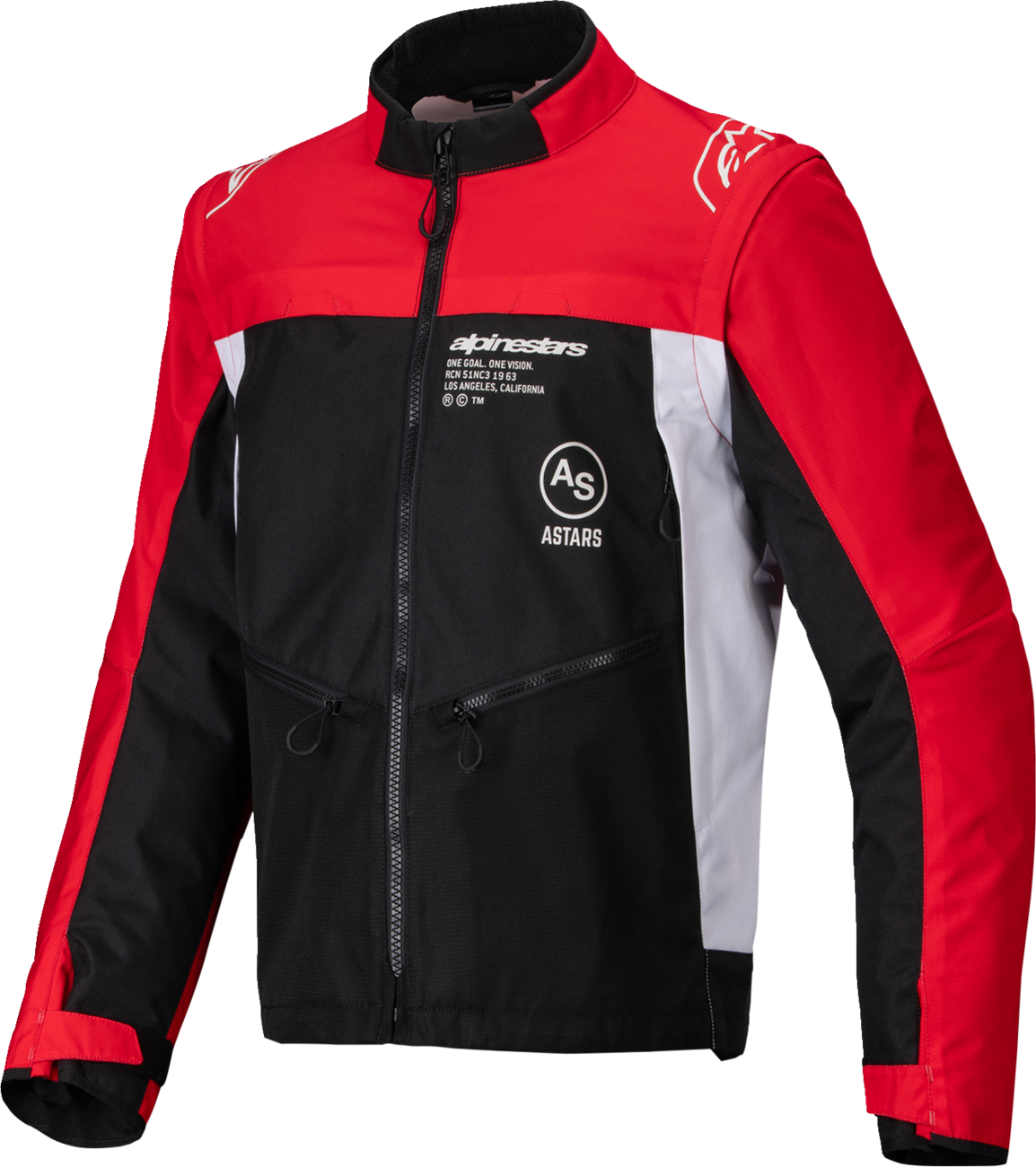 ALPINESTARS Pro-Dura Jacket - Black/Red/White - Medium 3700125-1342-M