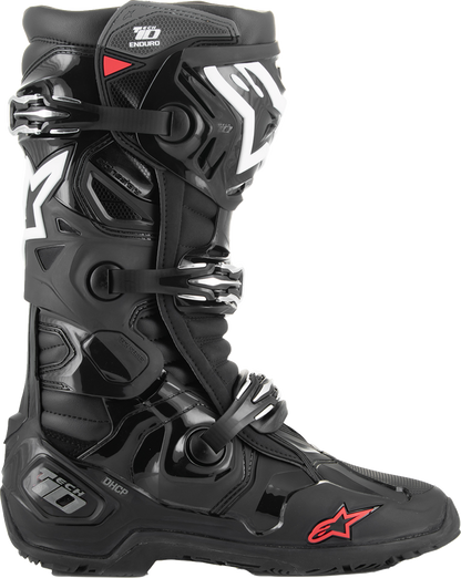 ALPINESTARS Tech 10 Enduro Boots - Black - US 9 / EU 43 2010025-10-9