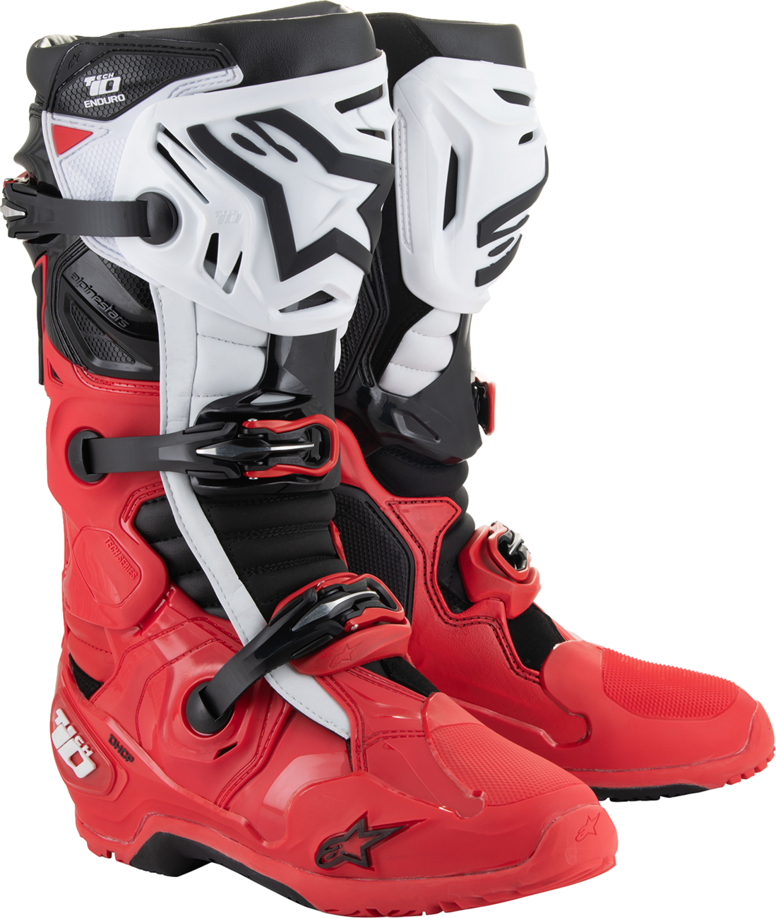 ALPINESTARS Tech 10 Enduro Boots - Bright Red/Black/White - US 11 / EU 45.5 2010025-3016-11