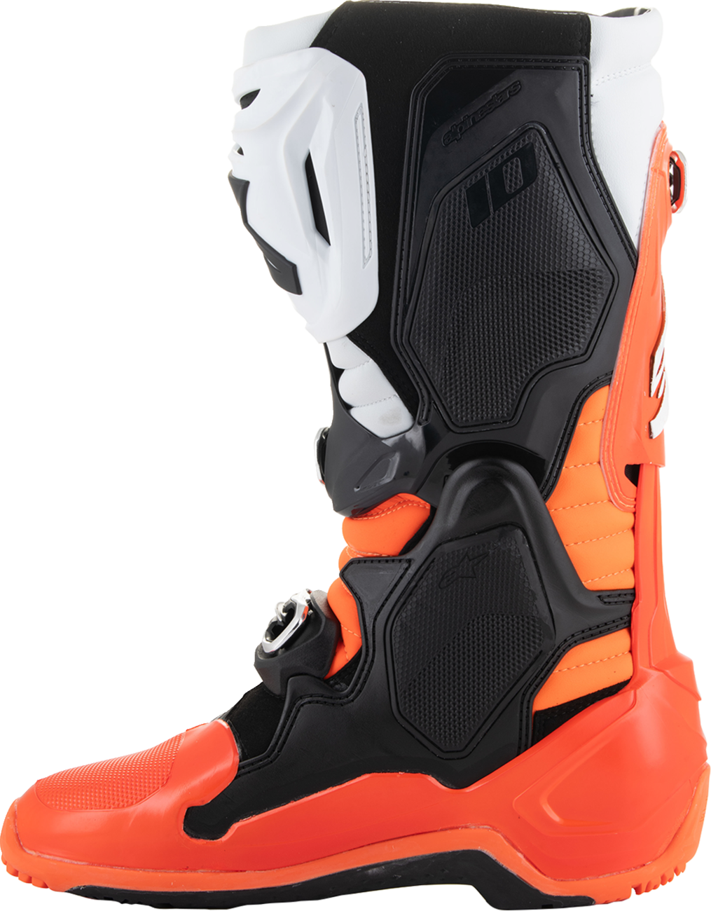 ALPINESTARS Tech 10 Enduro Boots - Fluorescent Orange/Black/White - US 10 / EU 44.5 2010025-4512-10
