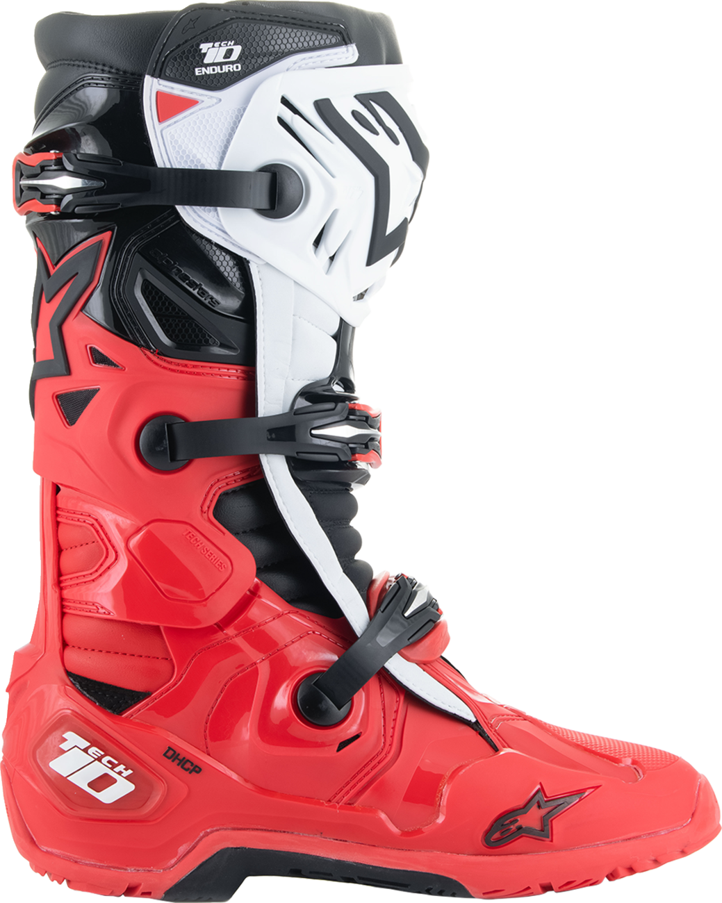 ALPINESTARS Tech 10 Enduro Boots - Bright Red/Black/White - US 14 / EU 49.5 2010025-3016-14