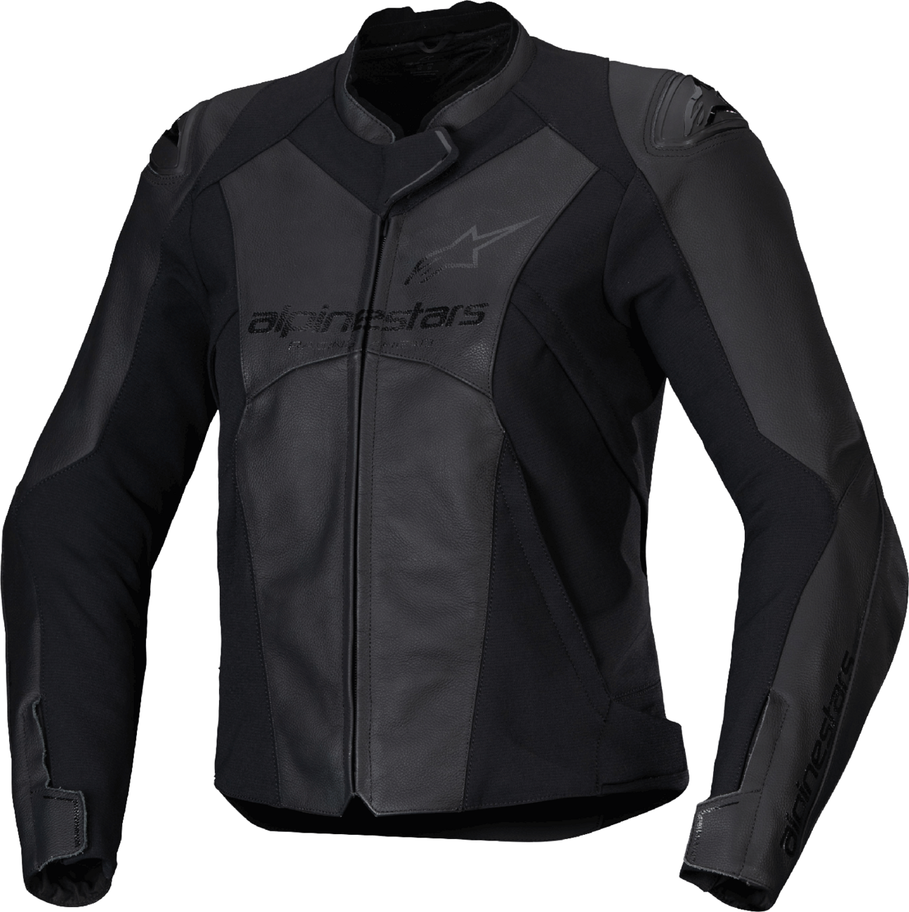 ALPINESTARS Stella Faster v3 Leather Jacket - Black/Black - US 8 / EU 44 3113625-1100-44