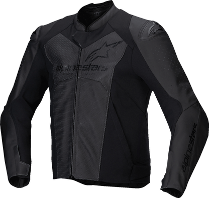 ALPINESTARS Faster v3 Airflow Leather Jacket - Black/Black - US 42 / EU 52 3103625-1100-52