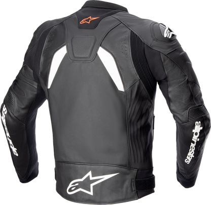 ALPINESTARS GP Plus v4 Leather Jacket - Black/White - US 48 / EU 58 3100524-12-58