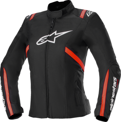 ALPINESTARS Stella T-SPS v2 WP Jacket - Black/White/Red Fluo - 2XL 3210225-1231-2X