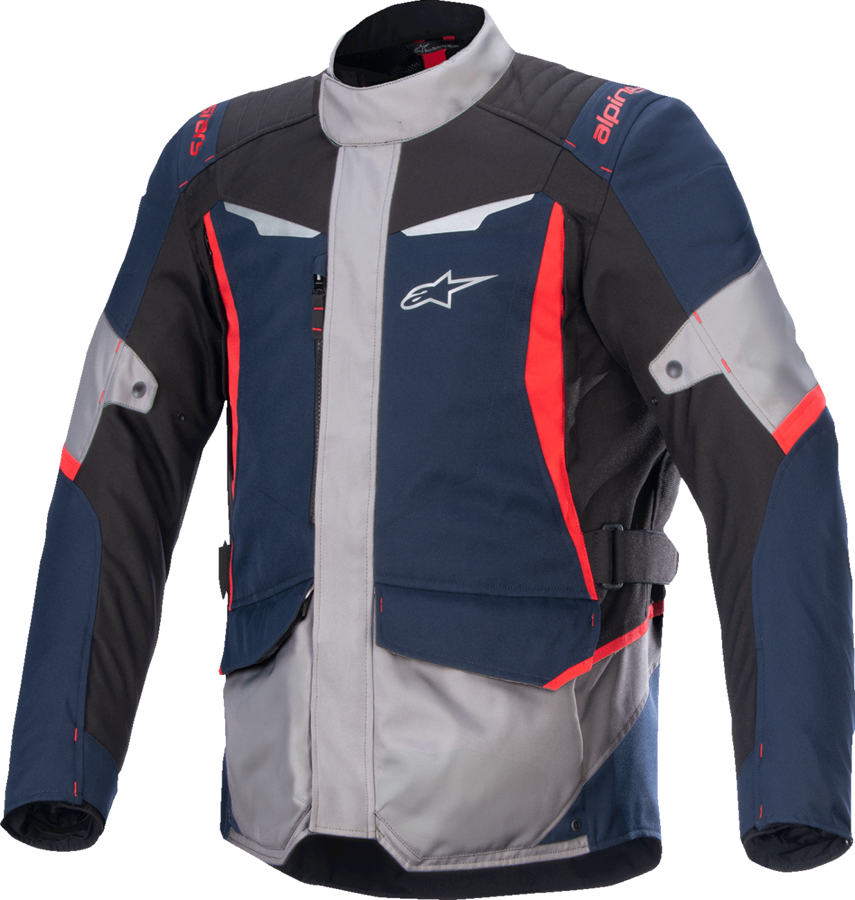 ALPINESTARS ST-1 WP Jacket - Dark Blue/Black/Bright Red - Large 3200625-7093-L
