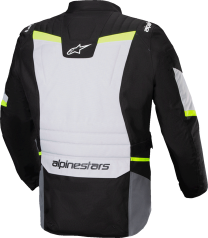 ALPINESTARS ST-1 WP Jacket - Ice Gray/Black/Yellow Fluo - 4XL 3200625-9145-4XL