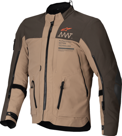 ALPINESTARS AMT-8 Stretch Drystar® XF Jacket - Dark Brown/Dark Khaki - Small 3200425-8018-S