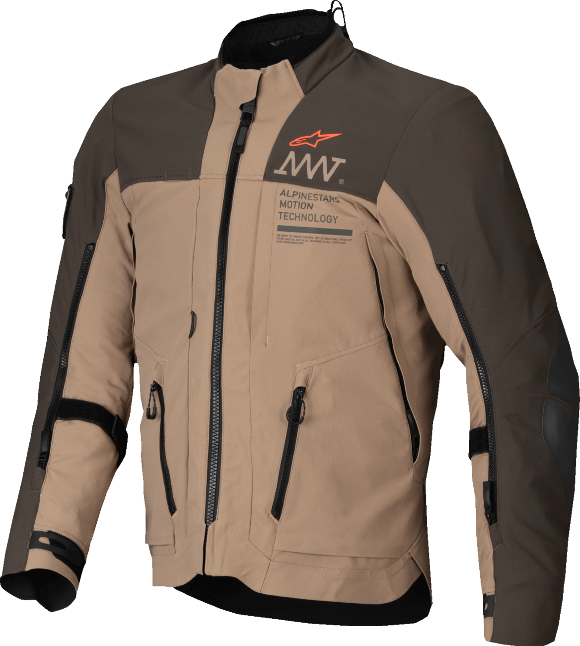 ALPINESTARS AMT-8 Stretch Drystar® XF Jacket - Dark Brown/Dark Khaki - 3XL 3200425-8018-3XL