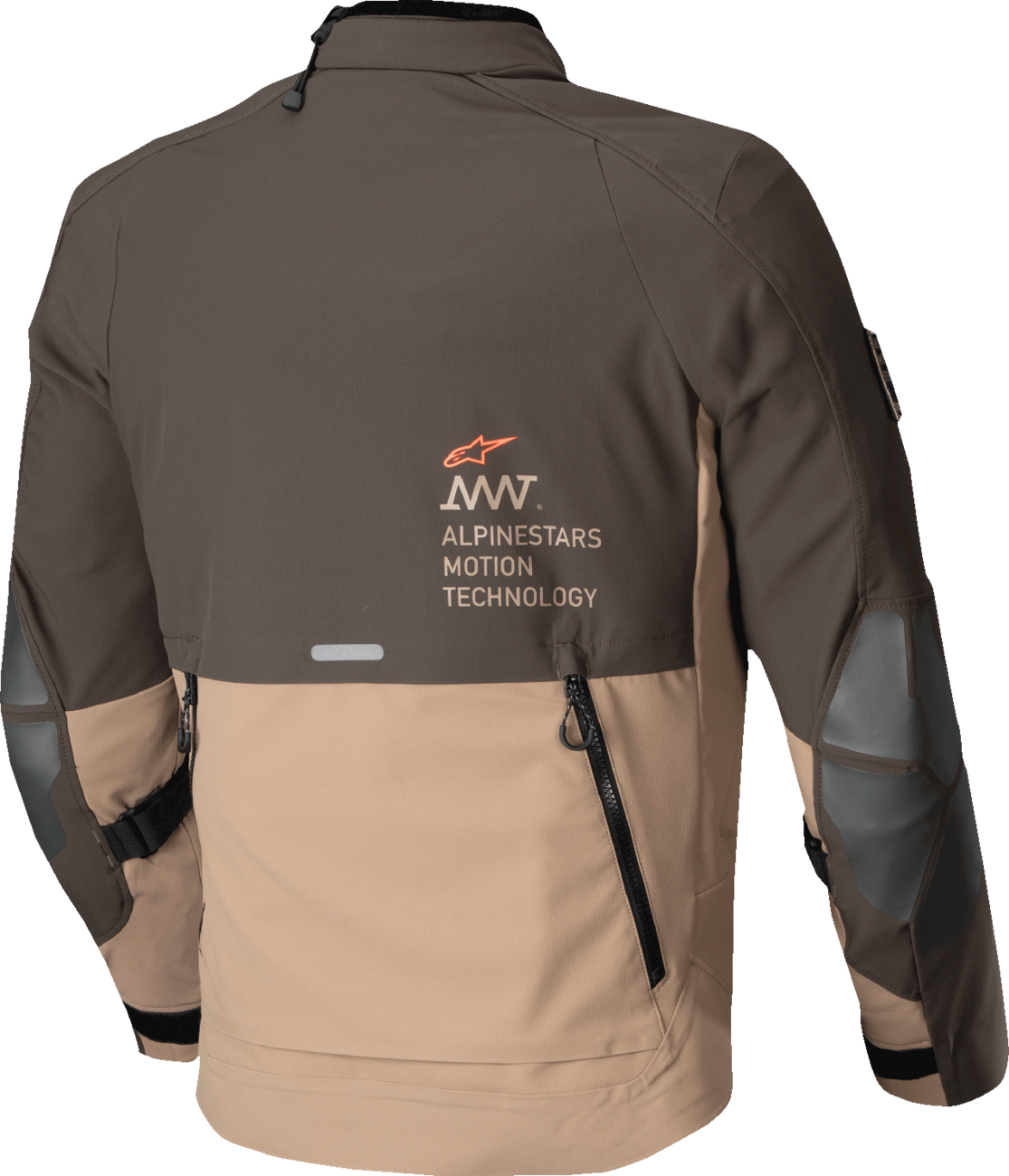 ALPINESTARS AMT-8 Stretch Drystar® XF Jacket - Dark Brown/Dark Khaki - Small 3200425-8018-S